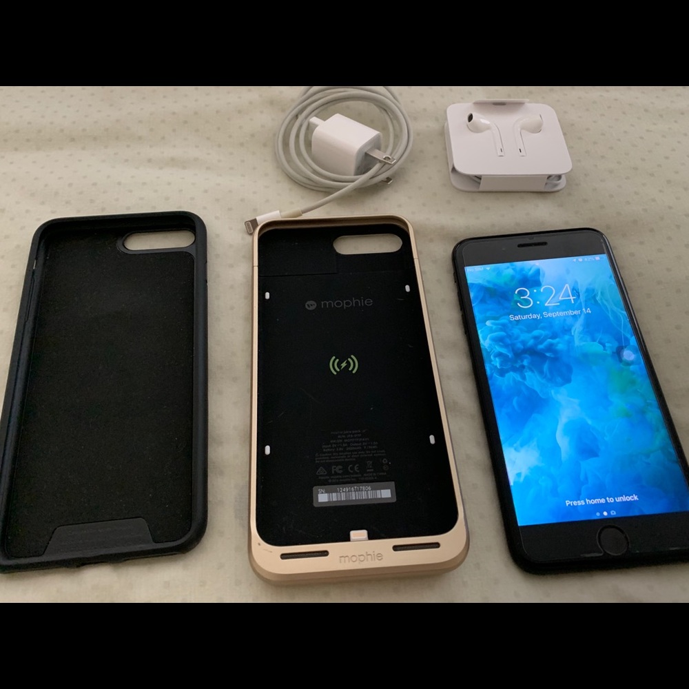 iPhone 7plus Jet Black & Accessories